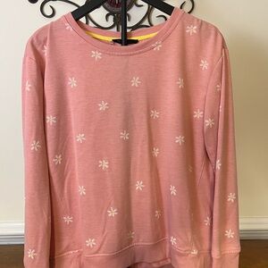 Pink Floral Sweatshirt